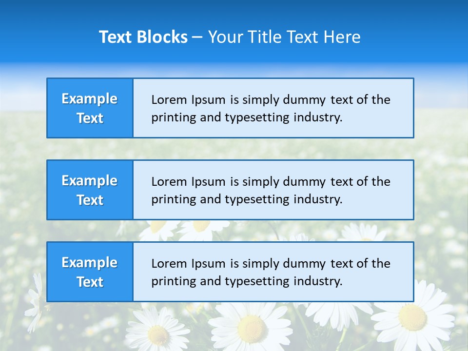 Meadow Outdoor Floral PowerPoint Template