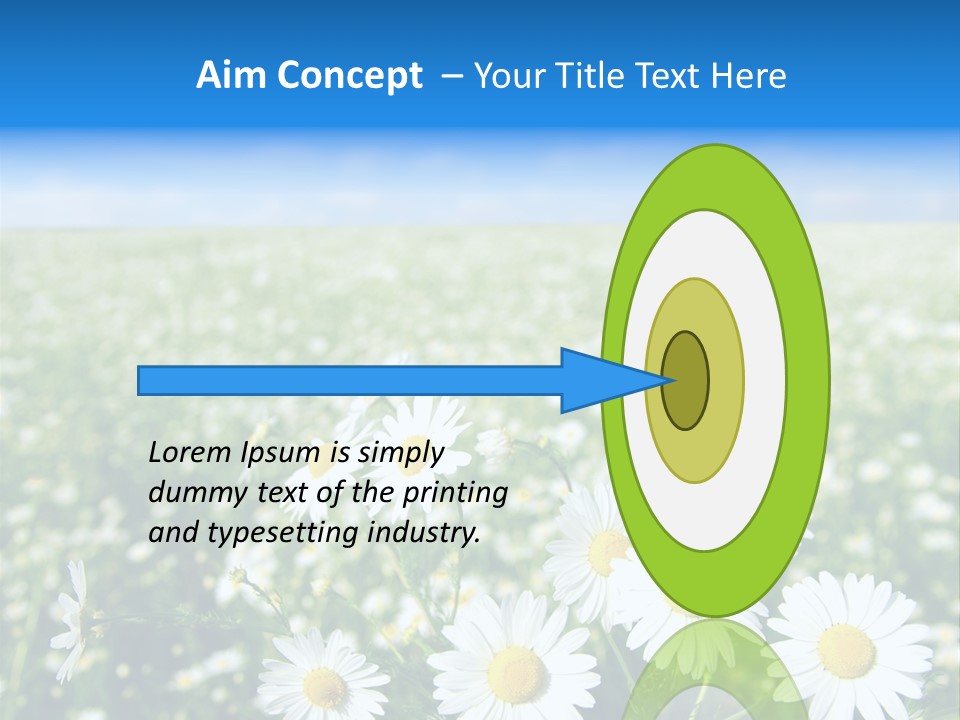 Meadow Outdoor Floral PowerPoint Template