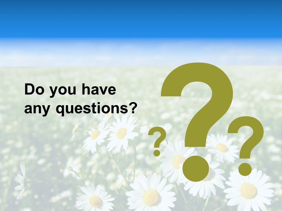 Meadow Outdoor Floral PowerPoint Template