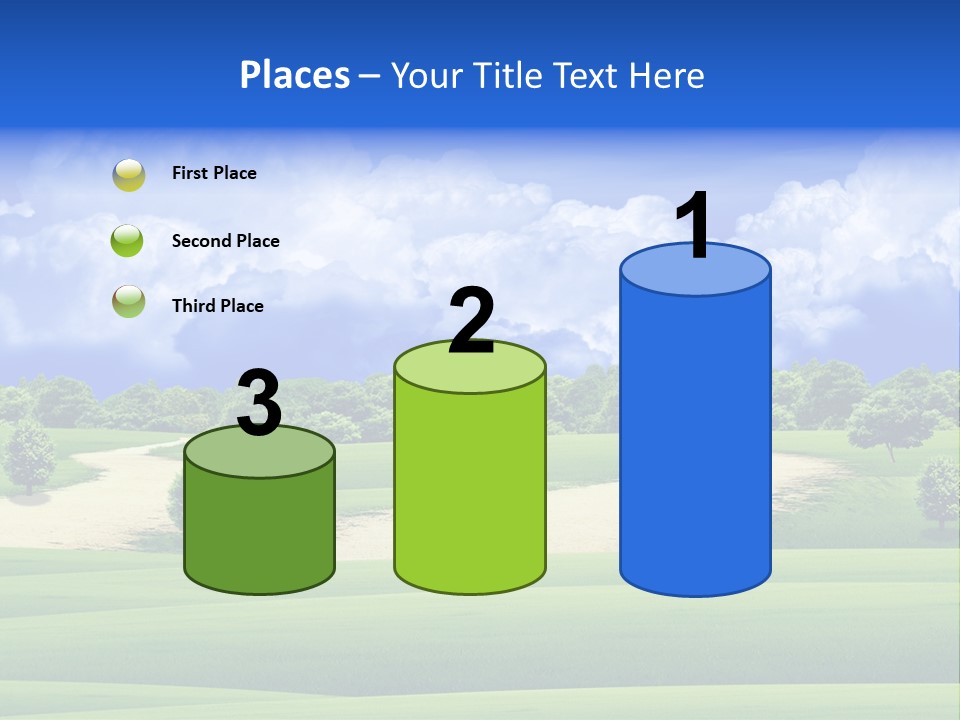 Beautiful Clear Landscape PowerPoint Template