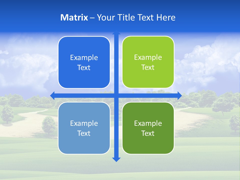 Beautiful Clear Landscape PowerPoint Template