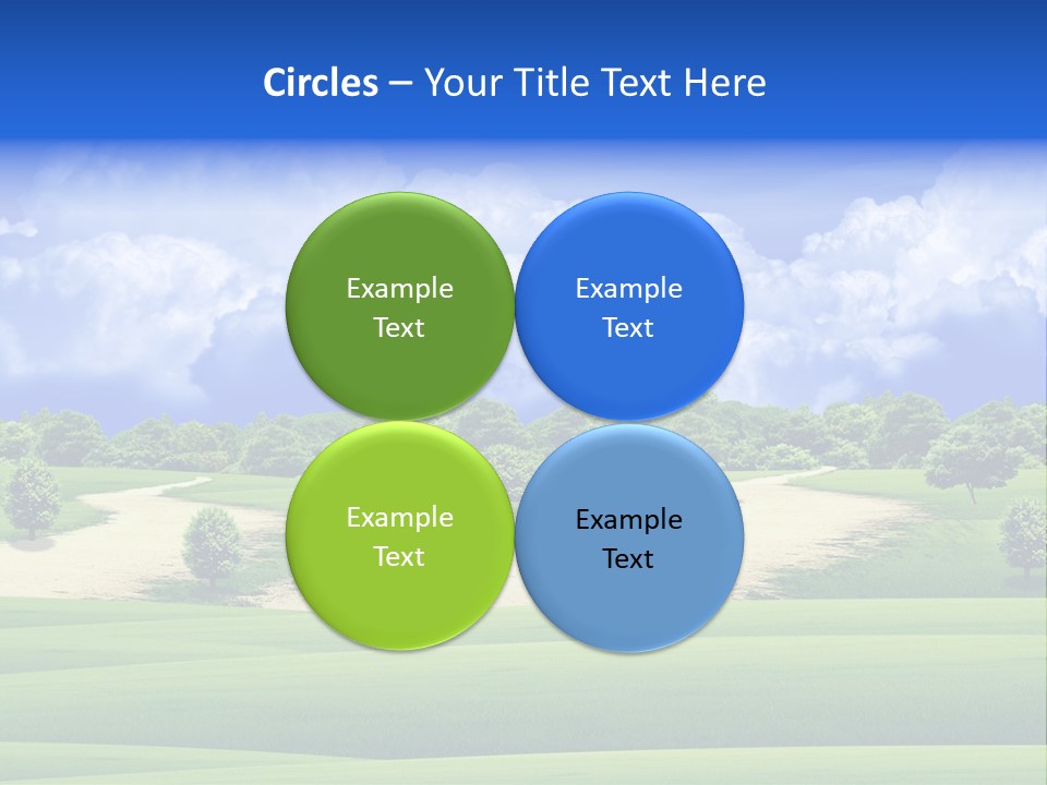 Beautiful Clear Landscape PowerPoint Template