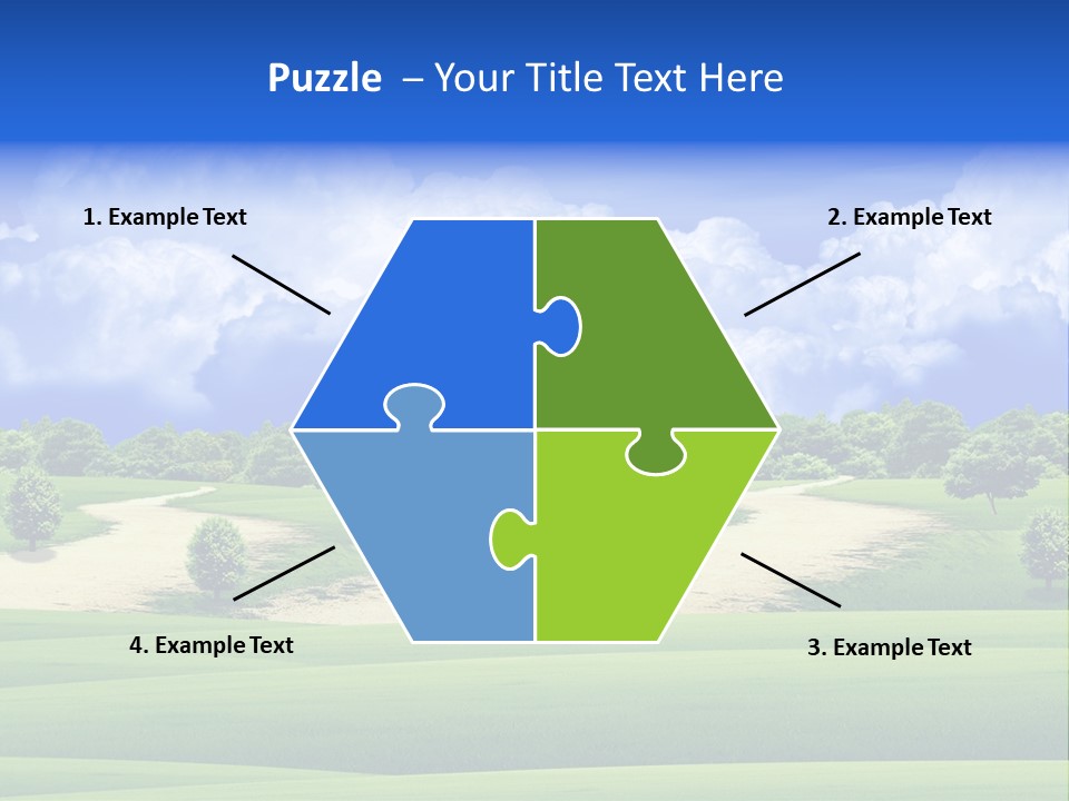 Beautiful Clear Landscape PowerPoint Template
