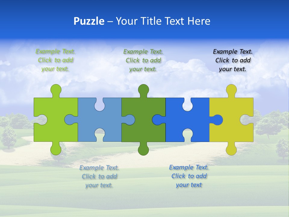 Beautiful Clear Landscape PowerPoint Template