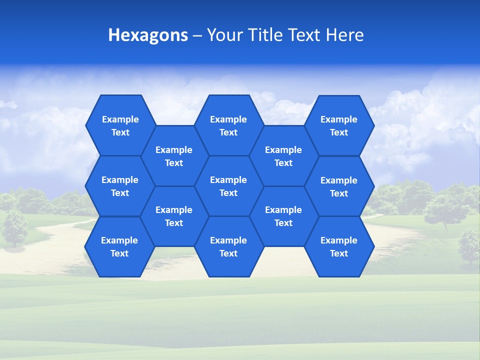 Beautiful Clear Landscape PowerPoint Template