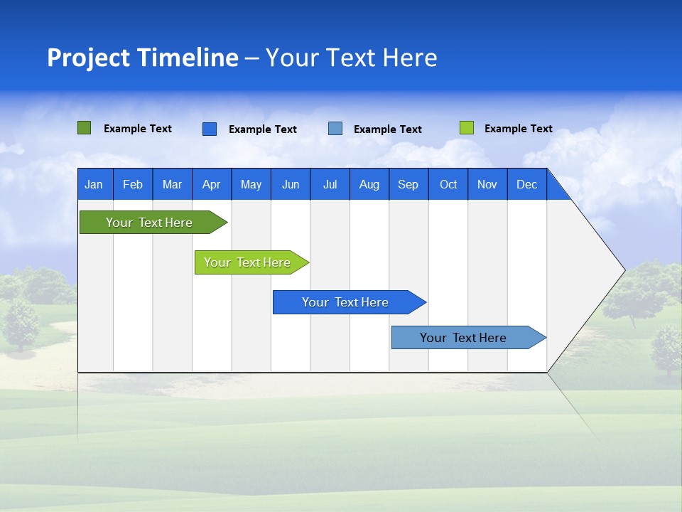Beautiful Clear Landscape PowerPoint Template