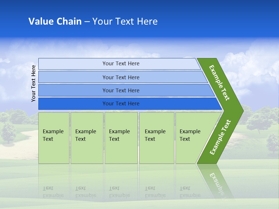 Beautiful Clear Landscape PowerPoint Template