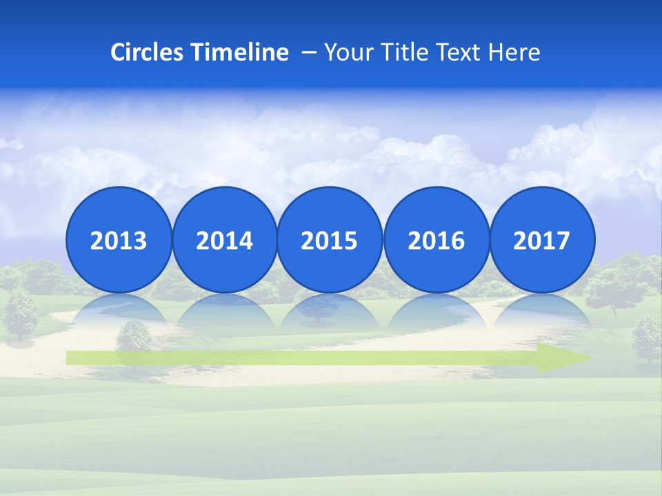 Beautiful Clear Landscape PowerPoint Template