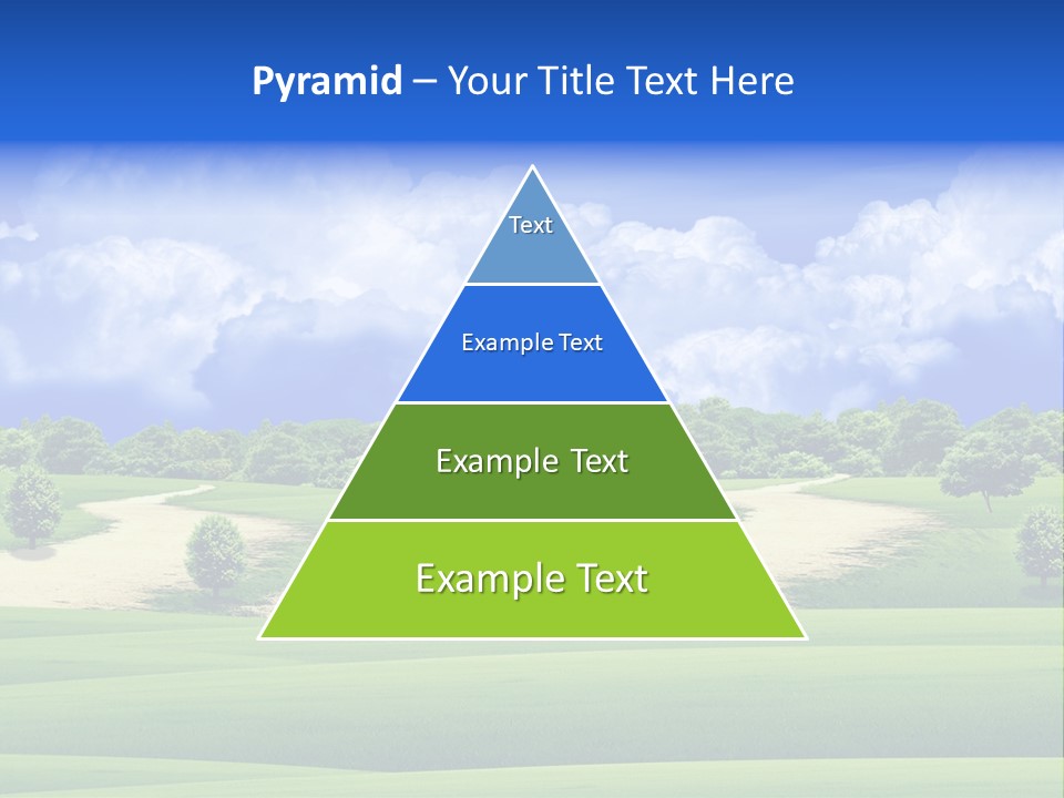 Beautiful Clear Landscape PowerPoint Template