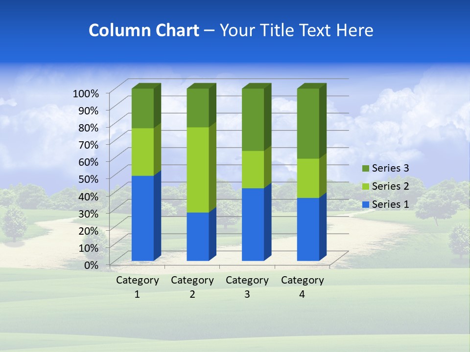 Beautiful Clear Landscape PowerPoint Template