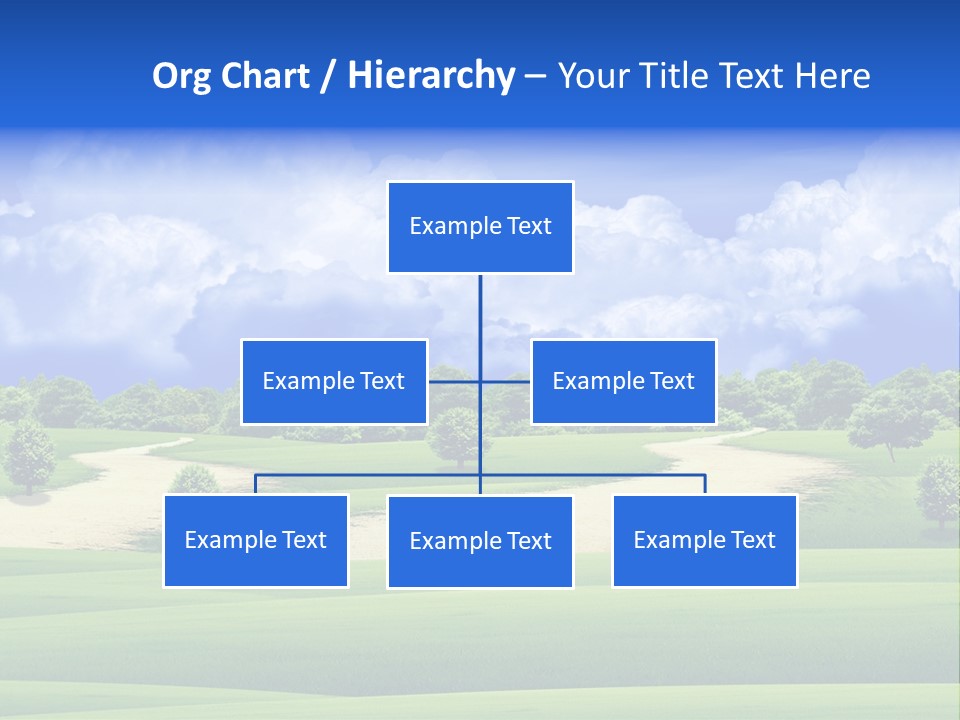 Beautiful Clear Landscape PowerPoint Template