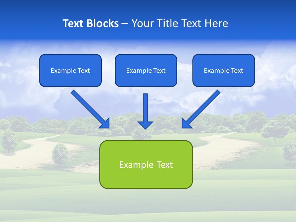 Beautiful Clear Landscape PowerPoint Template