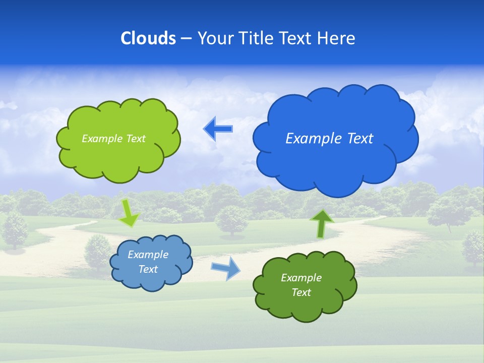 Beautiful Clear Landscape PowerPoint Template
