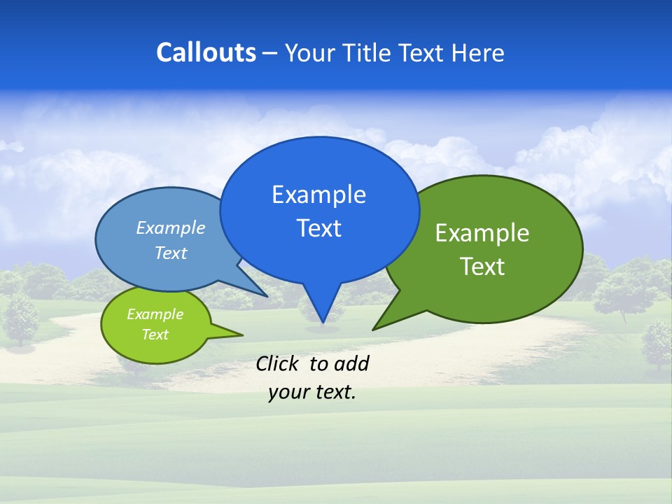 Beautiful Clear Landscape PowerPoint Template
