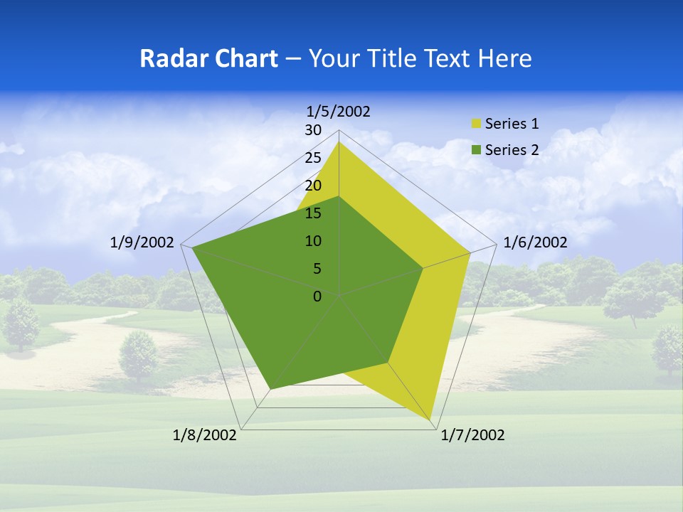Beautiful Clear Landscape PowerPoint Template