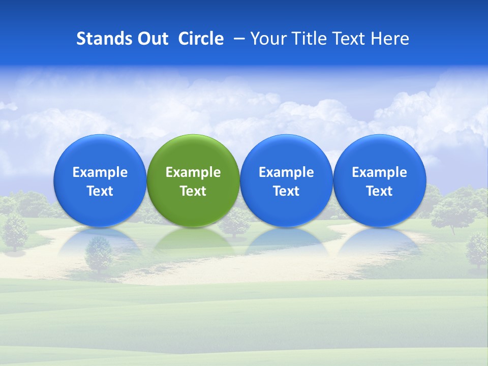 Beautiful Clear Landscape PowerPoint Template