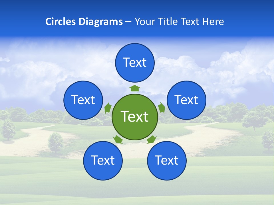 Beautiful Clear Landscape PowerPoint Template