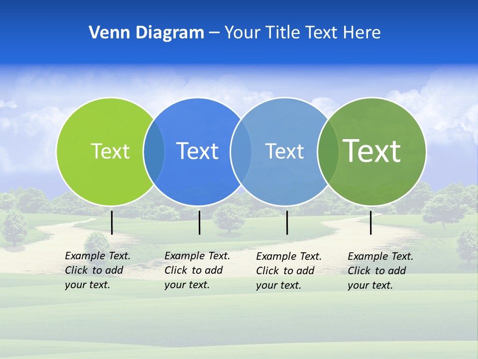 Beautiful Clear Landscape PowerPoint Template