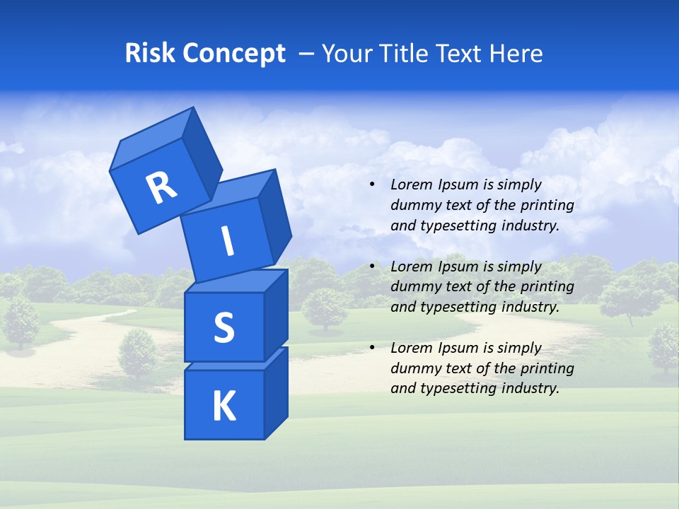 Beautiful Clear Landscape PowerPoint Template