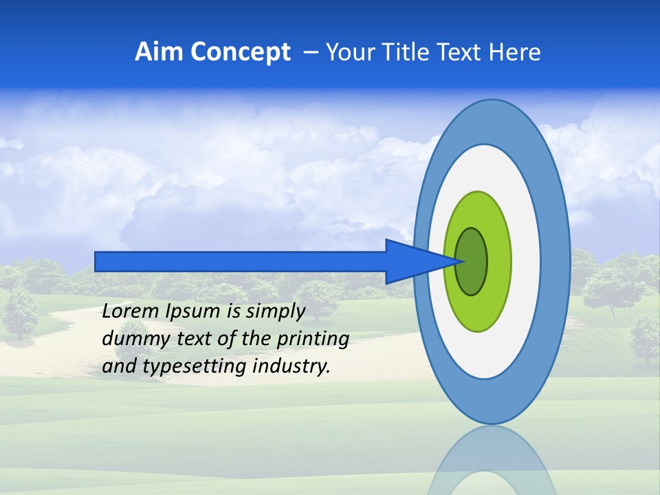 Beautiful Clear Landscape PowerPoint Template