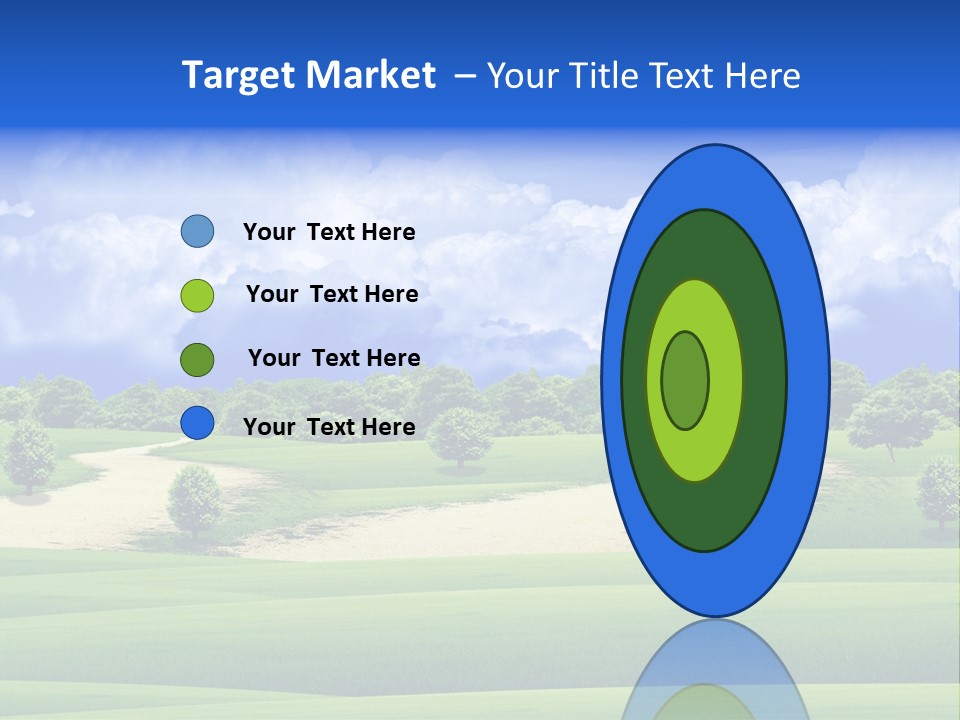 Beautiful Clear Landscape PowerPoint Template