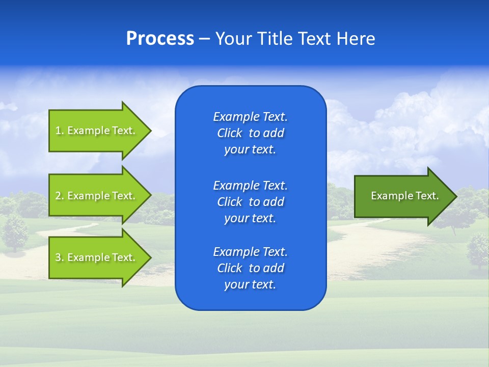 Beautiful Clear Landscape PowerPoint Template