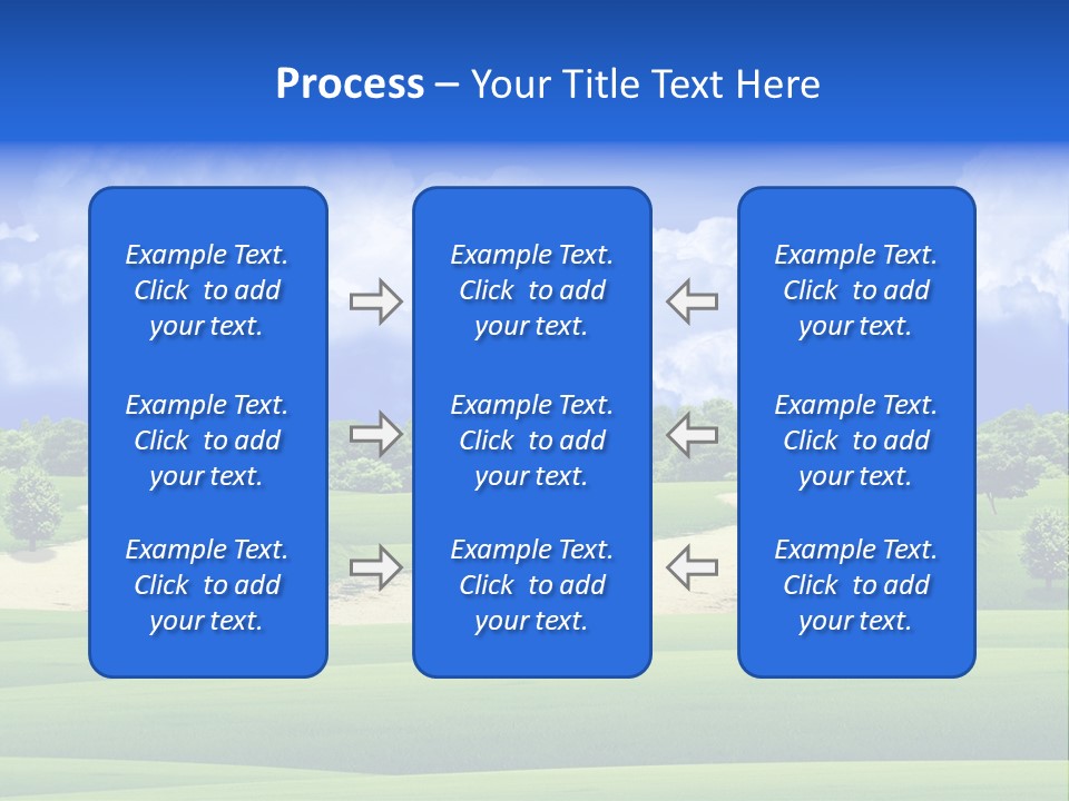 Beautiful Clear Landscape PowerPoint Template