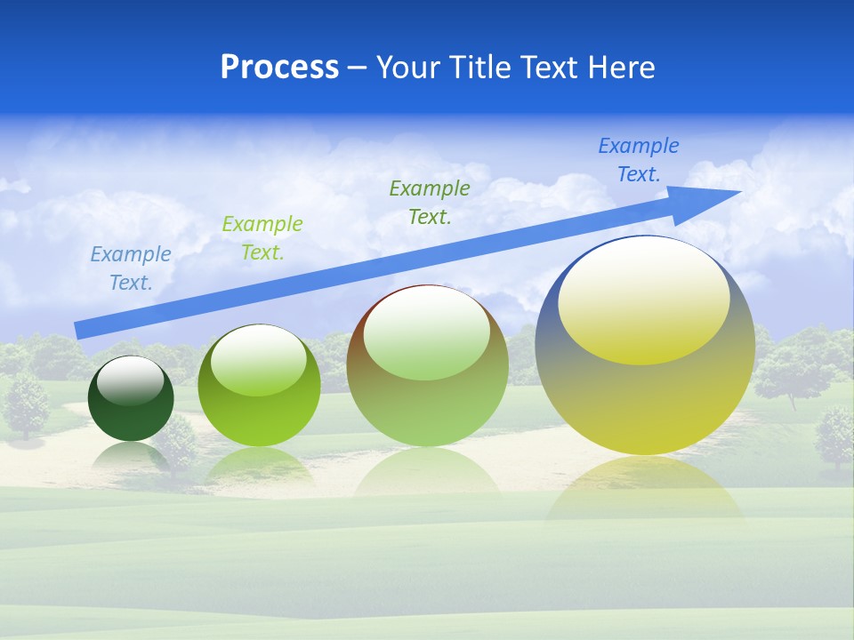 Beautiful Clear Landscape PowerPoint Template