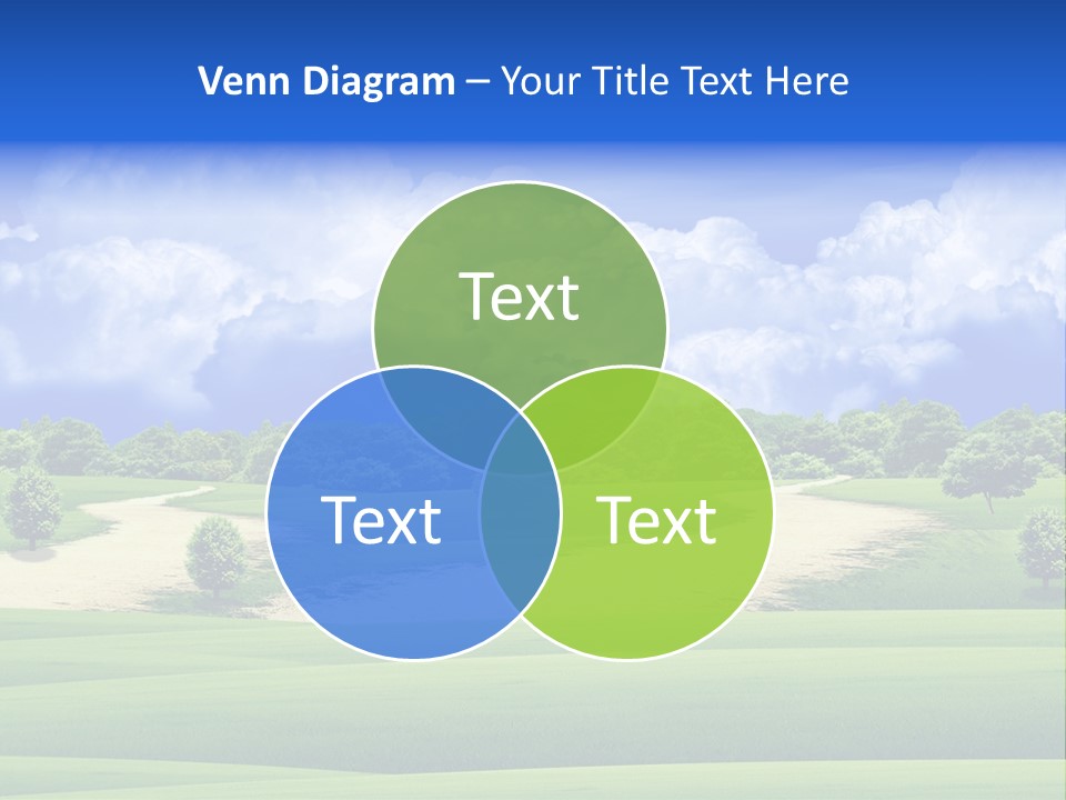 Beautiful Clear Landscape PowerPoint Template