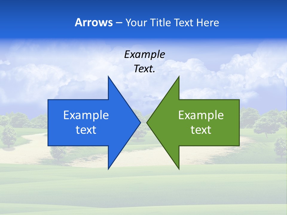 Beautiful Clear Landscape PowerPoint Template