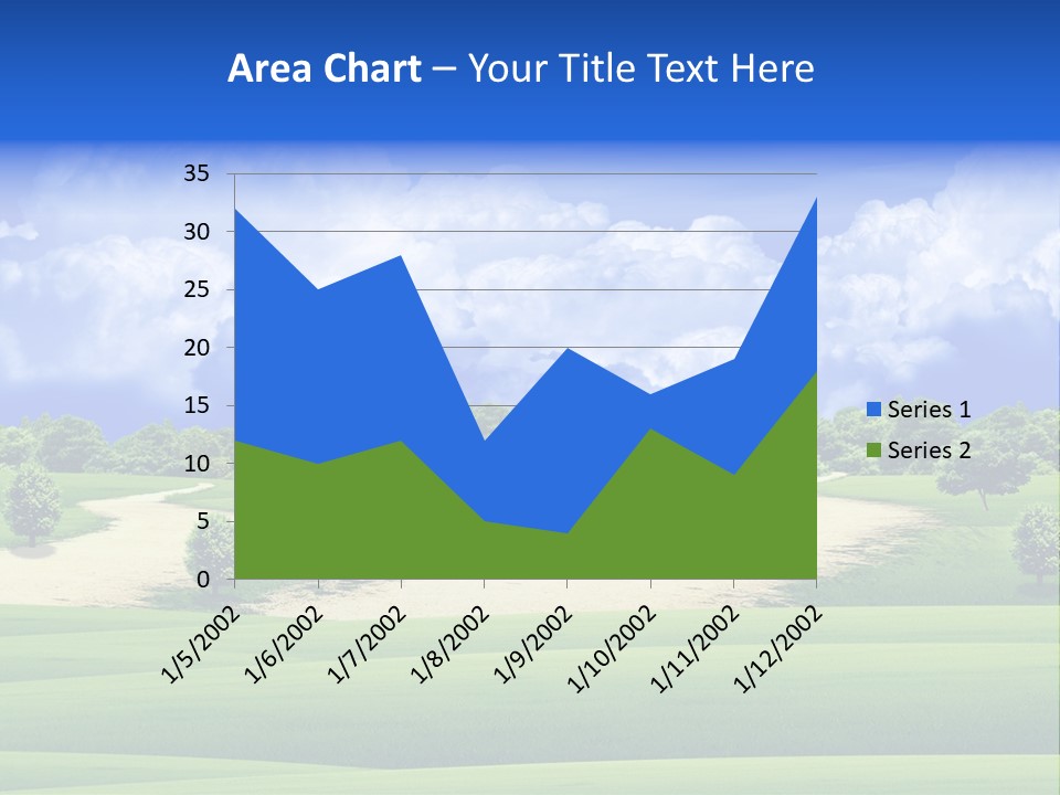 Beautiful Clear Landscape PowerPoint Template