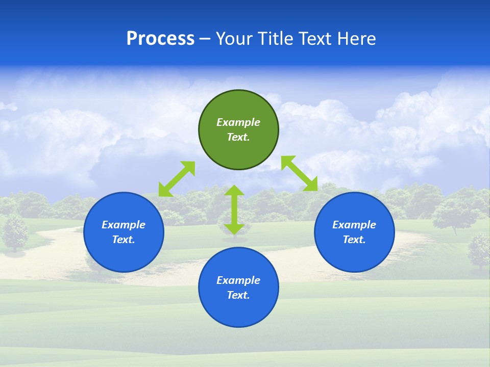 Beautiful Clear Landscape PowerPoint Template