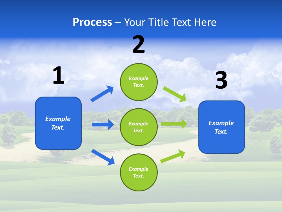 Beautiful Clear Landscape PowerPoint Template