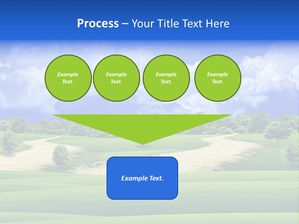 Beautiful Clear Landscape PowerPoint Template