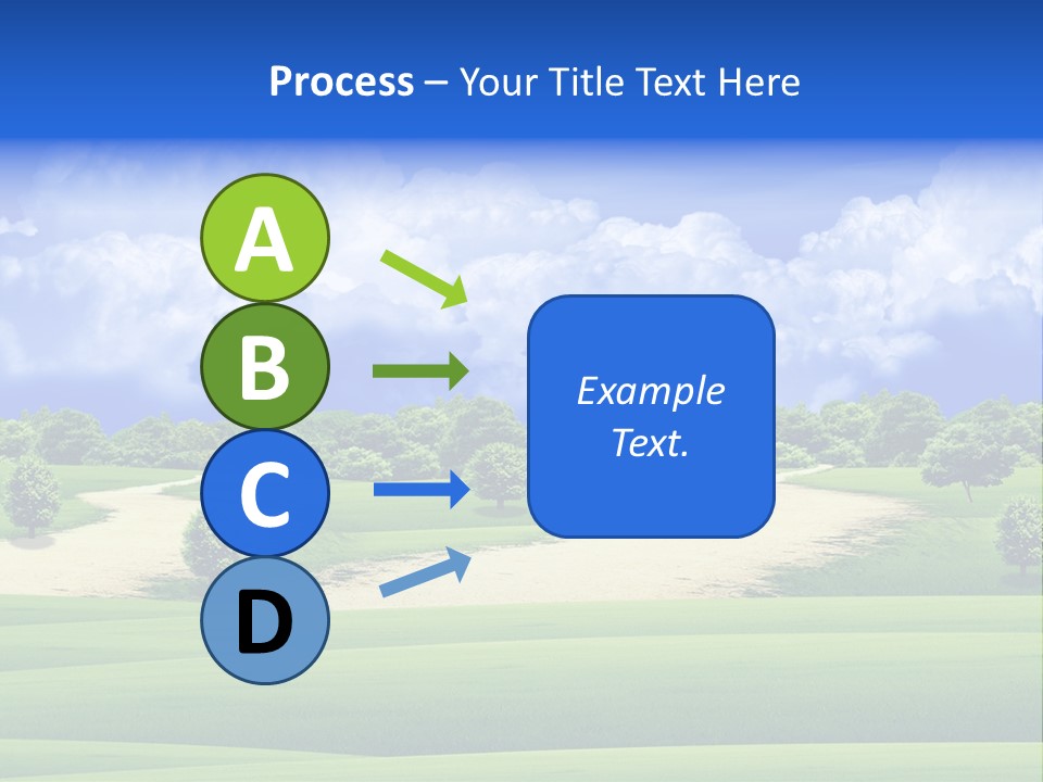 Beautiful Clear Landscape PowerPoint Template