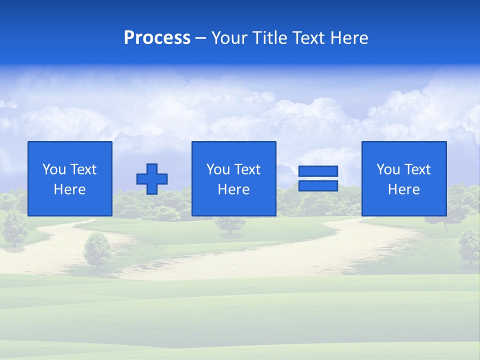 Beautiful Clear Landscape PowerPoint Template