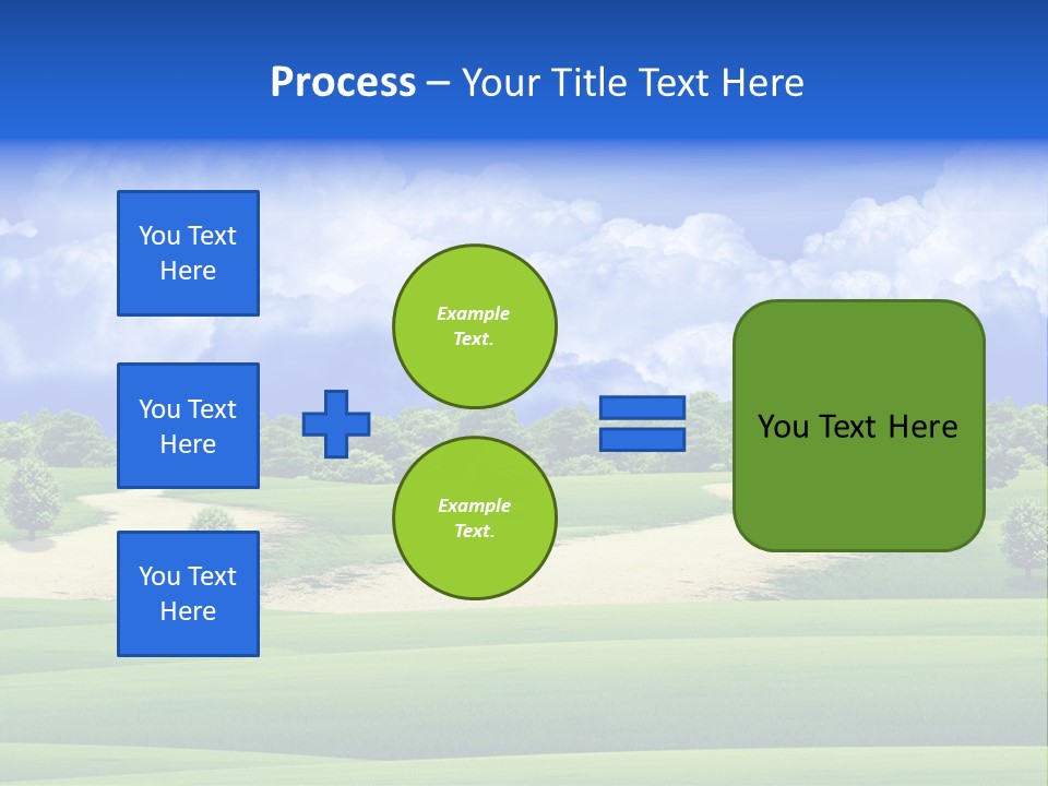 Beautiful Clear Landscape PowerPoint Template