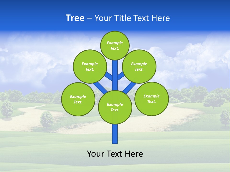 Beautiful Clear Landscape PowerPoint Template
