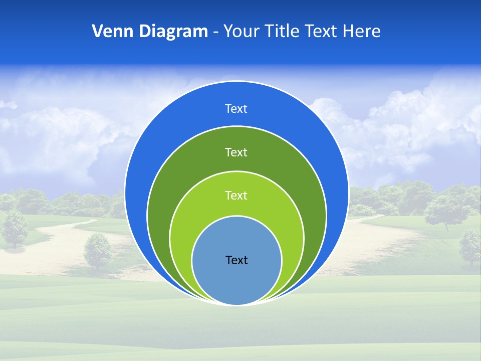 Beautiful Clear Landscape PowerPoint Template