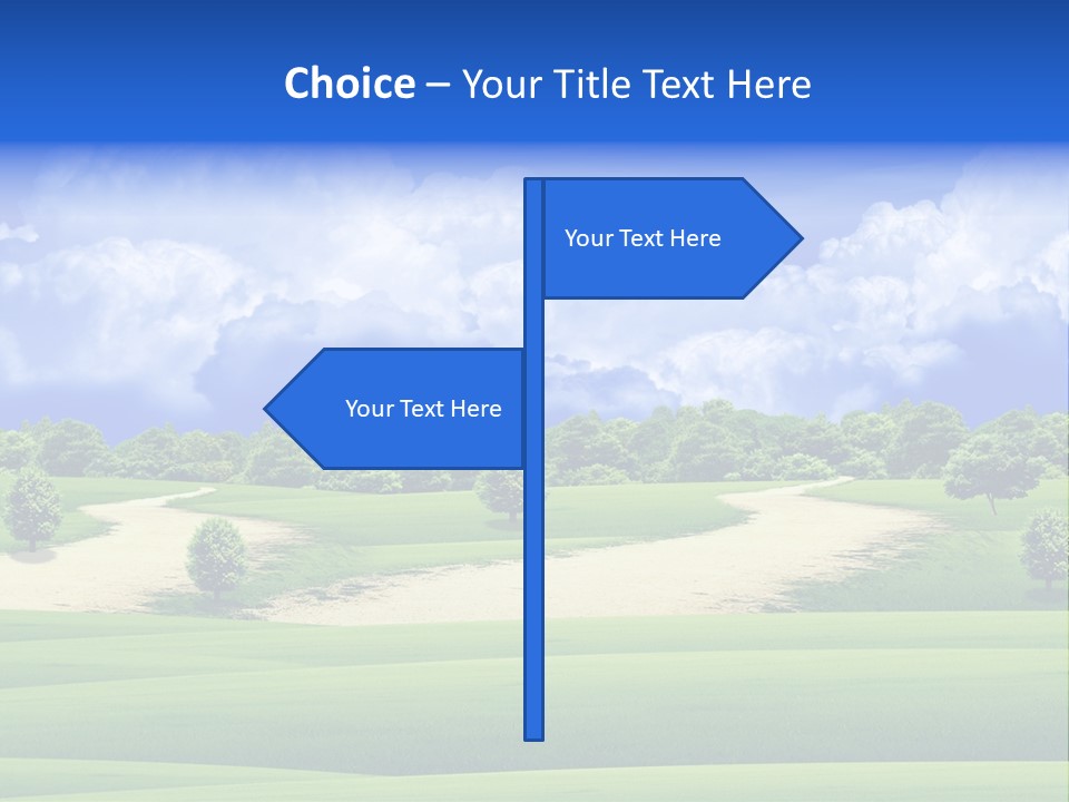 Beautiful Clear Landscape PowerPoint Template