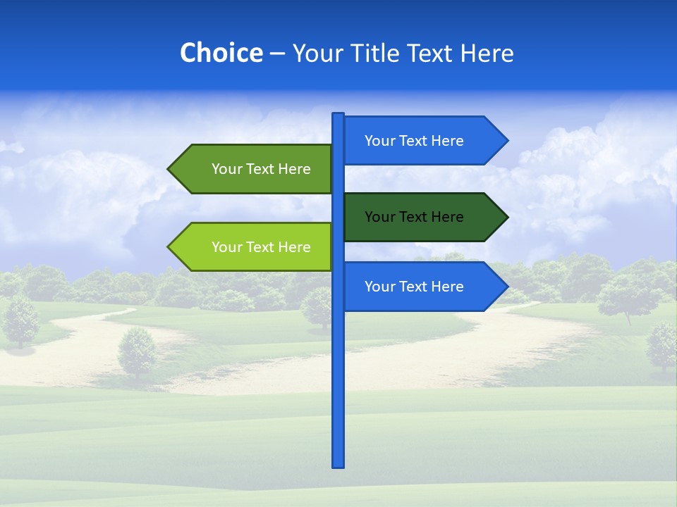 Beautiful Clear Landscape PowerPoint Template