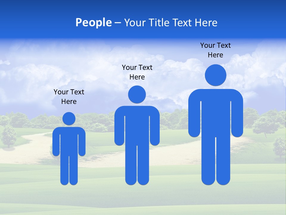 Beautiful Clear Landscape PowerPoint Template
