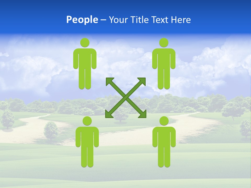 Beautiful Clear Landscape PowerPoint Template