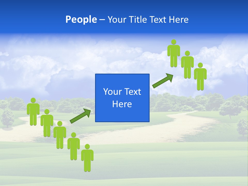 Beautiful Clear Landscape PowerPoint Template