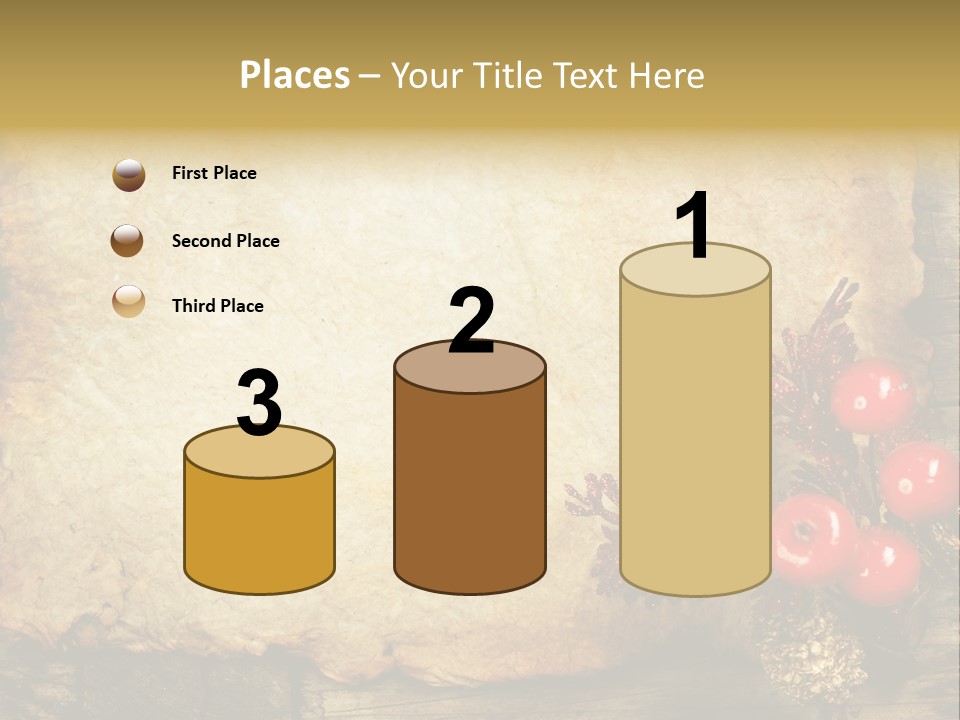 Wrinkled Beautiful Decor PowerPoint Template