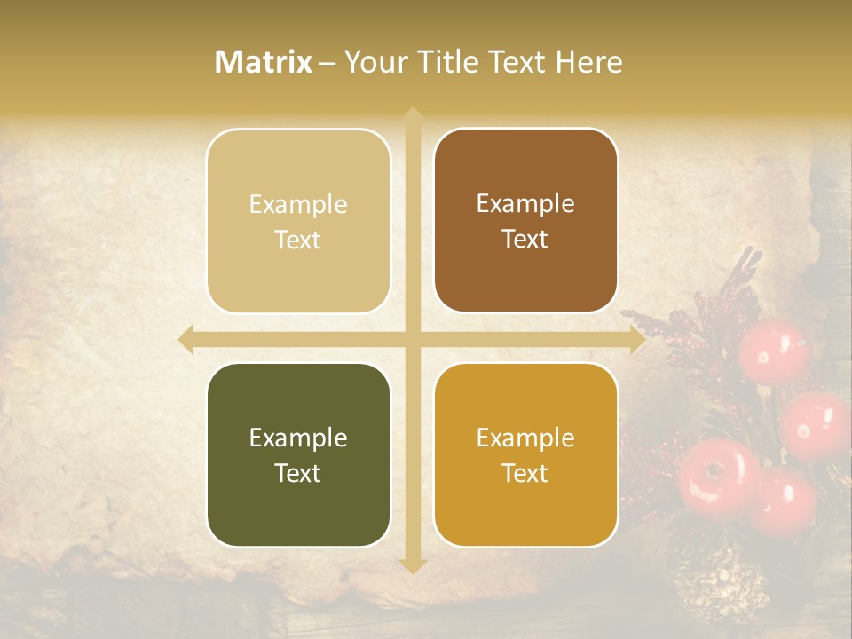 Wrinkled Beautiful Decor PowerPoint Template