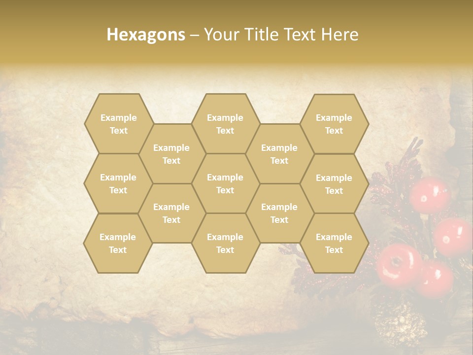 Wrinkled Beautiful Decor PowerPoint Template