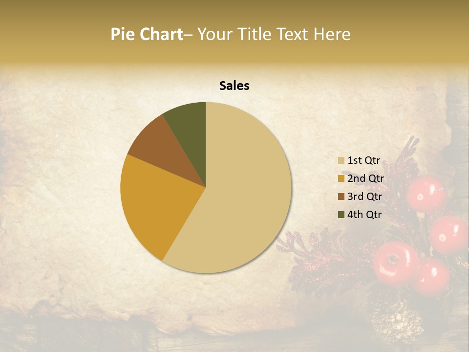 Wrinkled Beautiful Decor PowerPoint Template