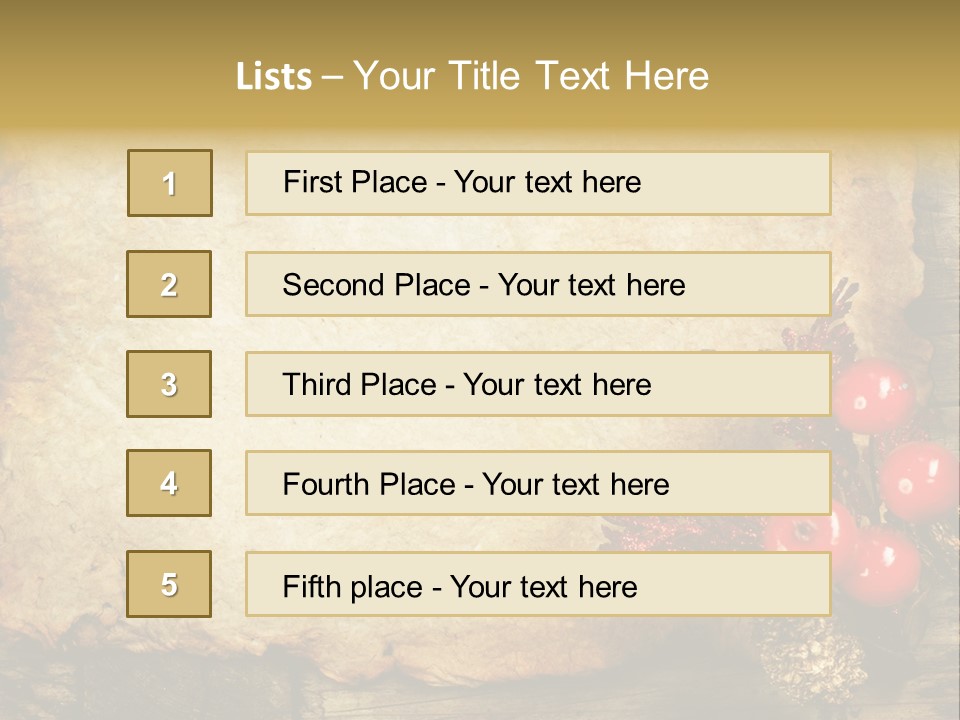 Wrinkled Beautiful Decor PowerPoint Template