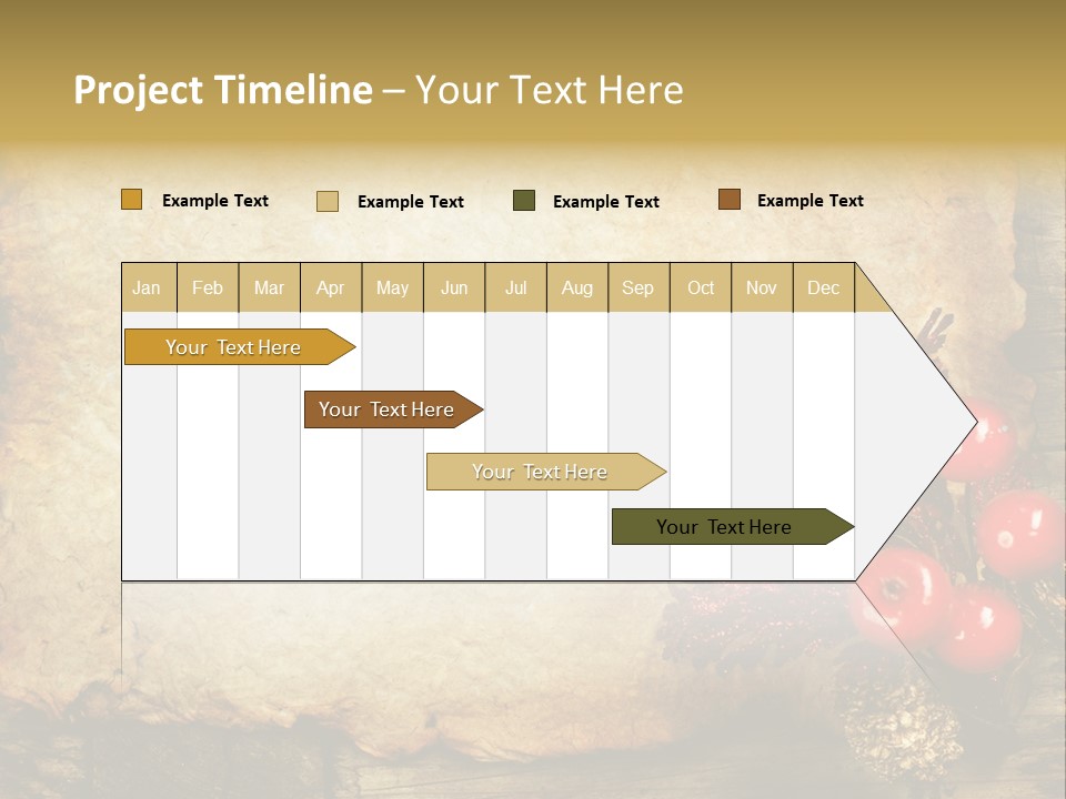 Wrinkled Beautiful Decor PowerPoint Template
